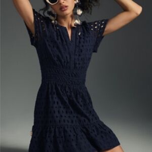 Anthropologie Midnight Blue Garment